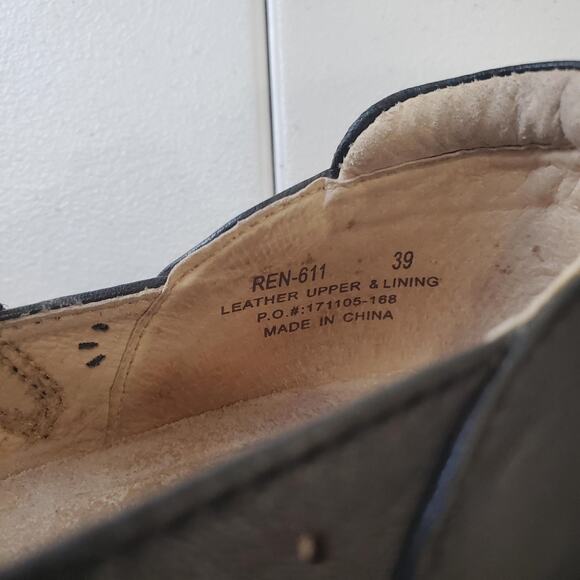 Alegria Mary Jane Wedge Shoes Womens Size EU 39 Black Leather Cutout Whimsy - Picture 8 of 12